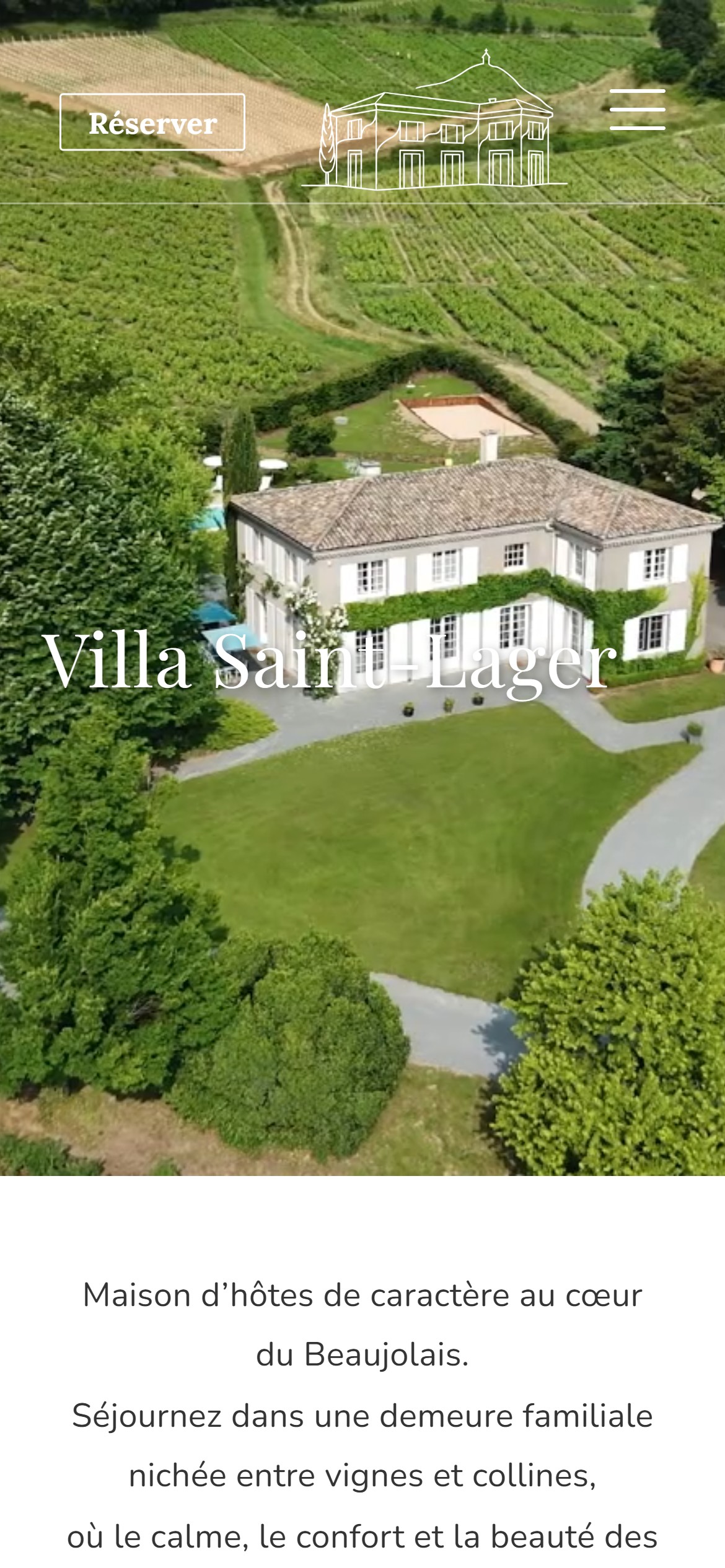 Aperçu mobile de Villa Saint-Lager